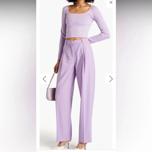 A.L.C Belle Deep Lilac Top Size XS - Picture 2 of 4